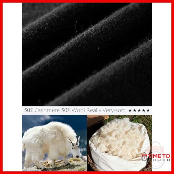 Extra Large Cashmere Blend Wrap Scarf Shawl Travel Blanket 87x28 - Picture 4 of 8